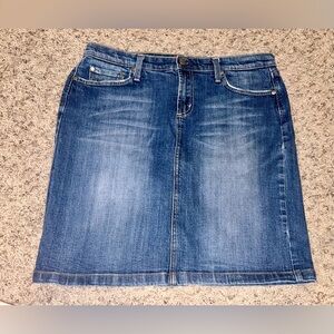 VINTAGE Women’s Vigoss Blue Denim Pencil Skirt Size 13/14